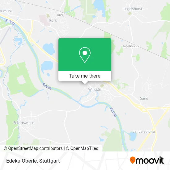 Edeka Oberle map