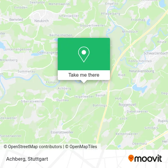 Achberg map