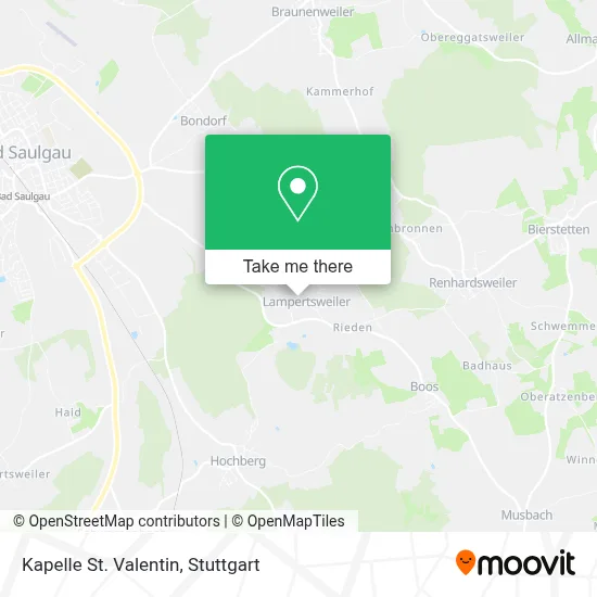 Kapelle St. Valentin map