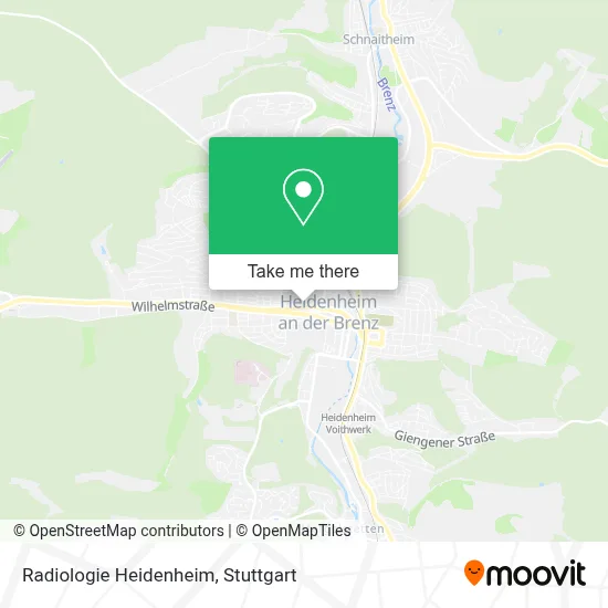 Radiologie Heidenheim map