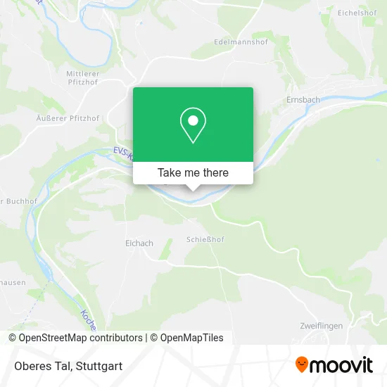 Oberes Tal map
