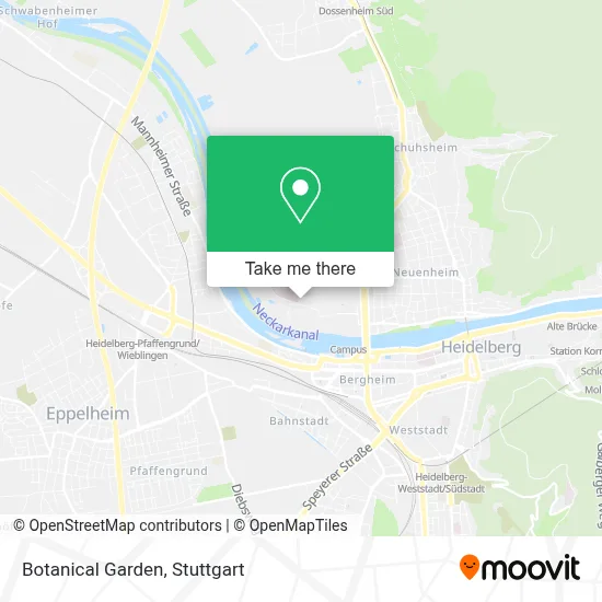 Botanischer Garten map