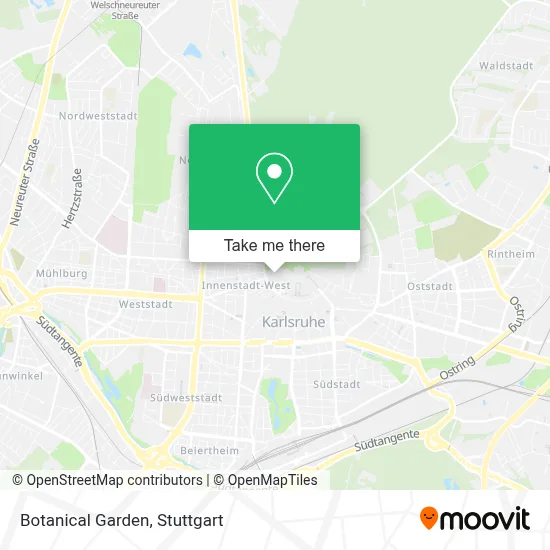 Botanischer Garten map