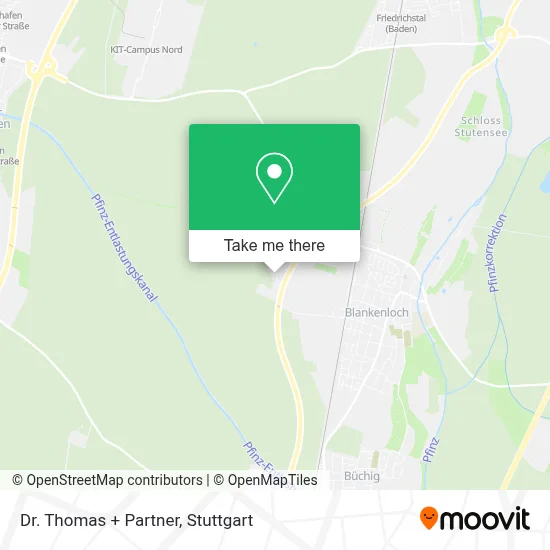 Dr. Thomas + Partner map