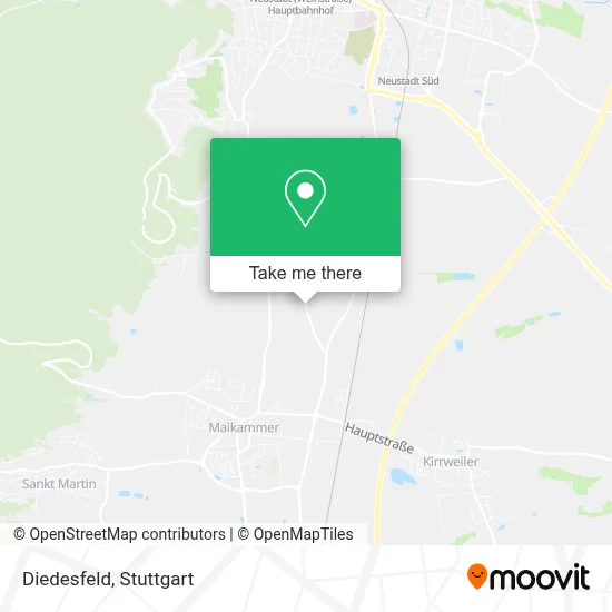 Diedesfeld map