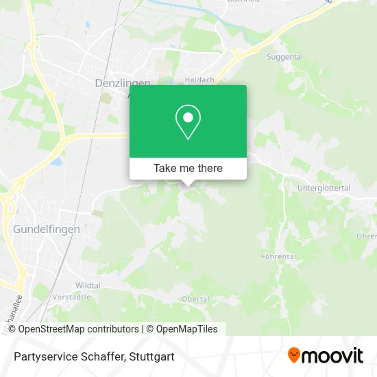 Partyservice Schaffer map