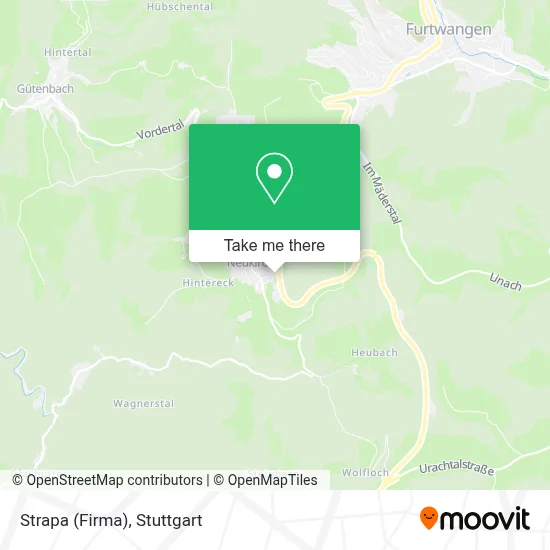 Strapa (Firma) map