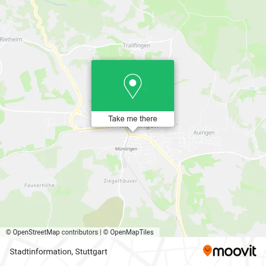Stadtinformation map