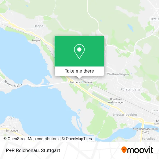 P+R Reichenau map