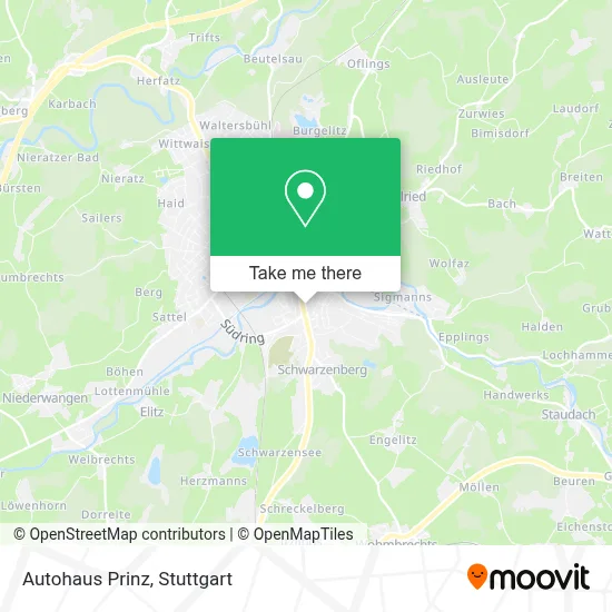 Autohaus Prinz map