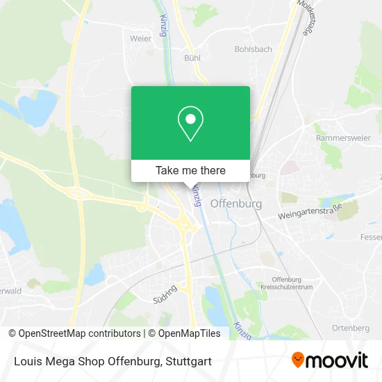 Louis Mega Shop Offenburg map