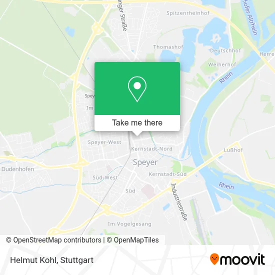 Helmut Kohl map