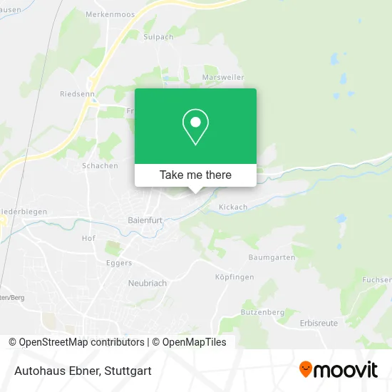 Autohaus Ebner map