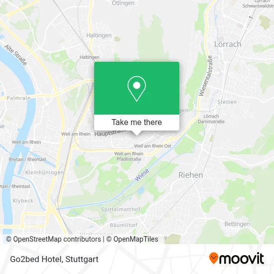 Go2bed Hotel map