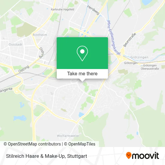 Stilreich Haare & Make-Up map
