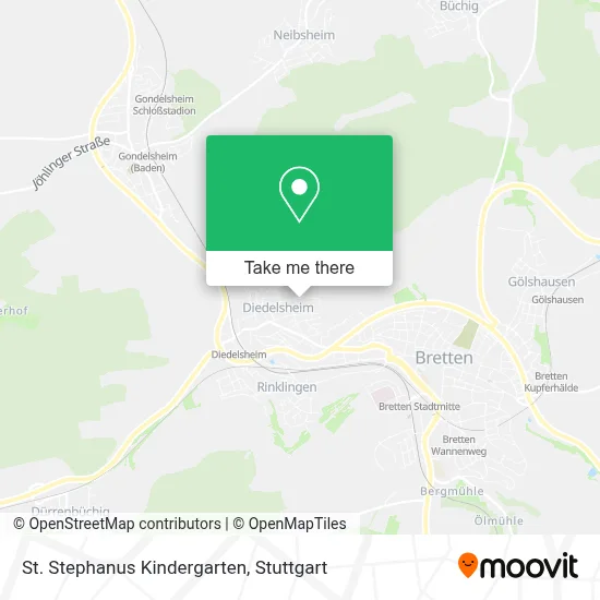 St. Stephanus Kindergarten map