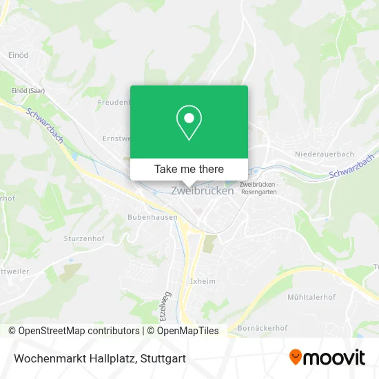 Wochenmarkt Hallplatz map
