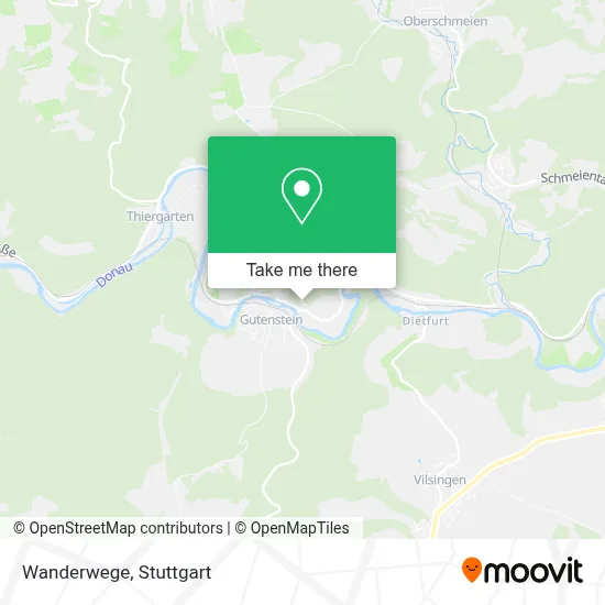 Wanderwege map