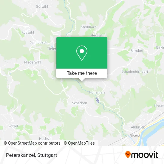Peterskanzel map