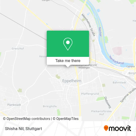 Shisha Nil map