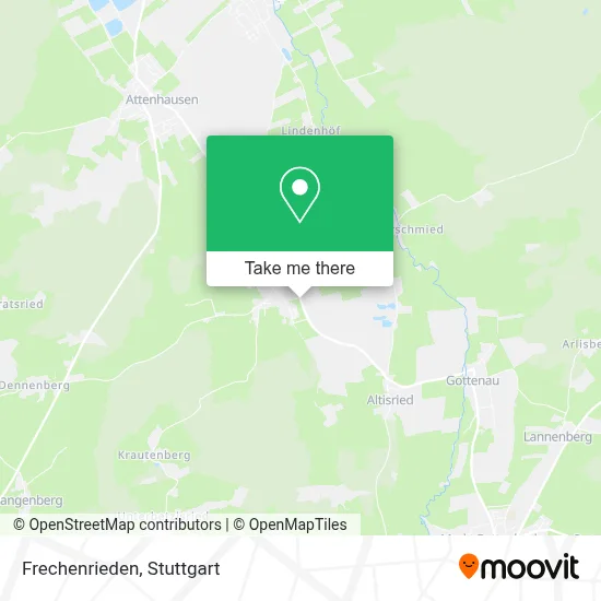 Frechenrieden map