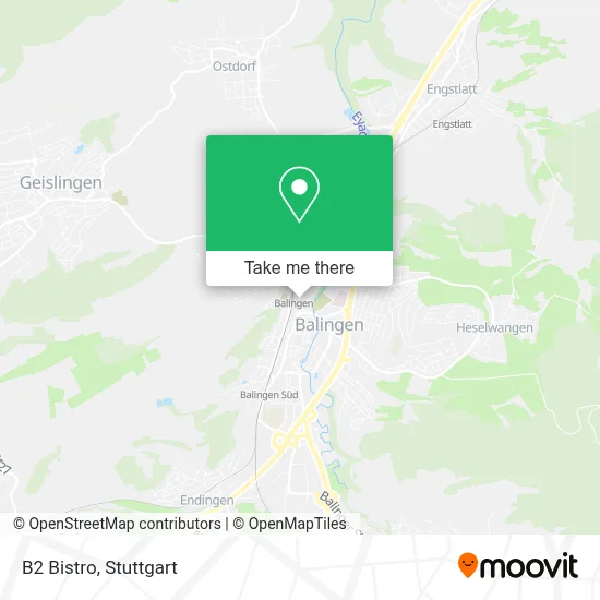 B2 Bistro map