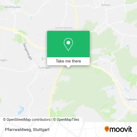 Pfarrwaldweg map