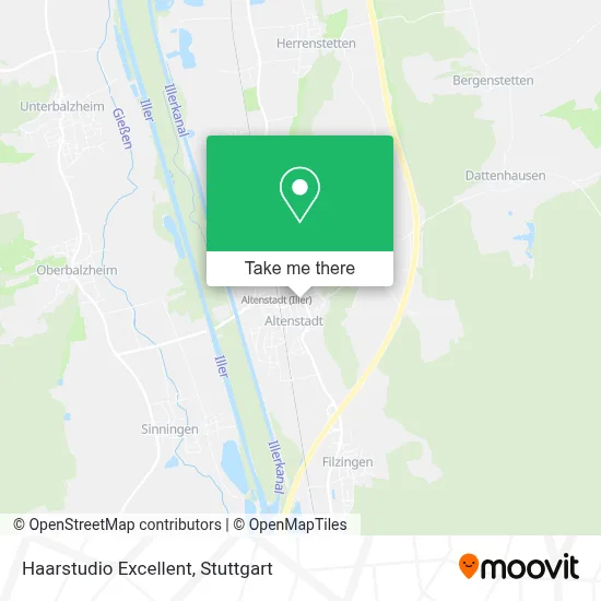 Haarstudio Excellent map