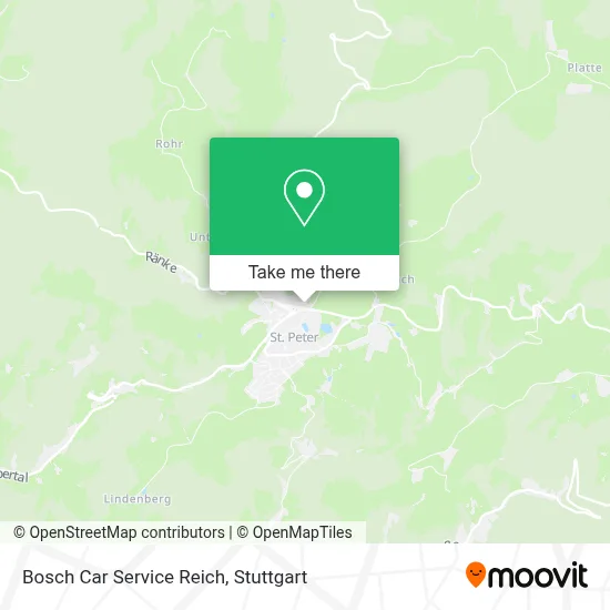 Bosch Car Service Reich map