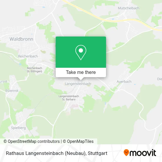 Rathaus Langensteinbach (Neubau) map