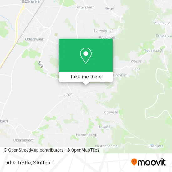 Alte Trotte map