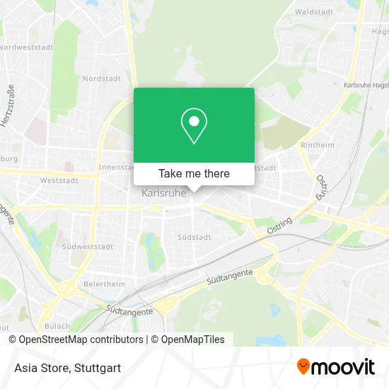 Asia Store map