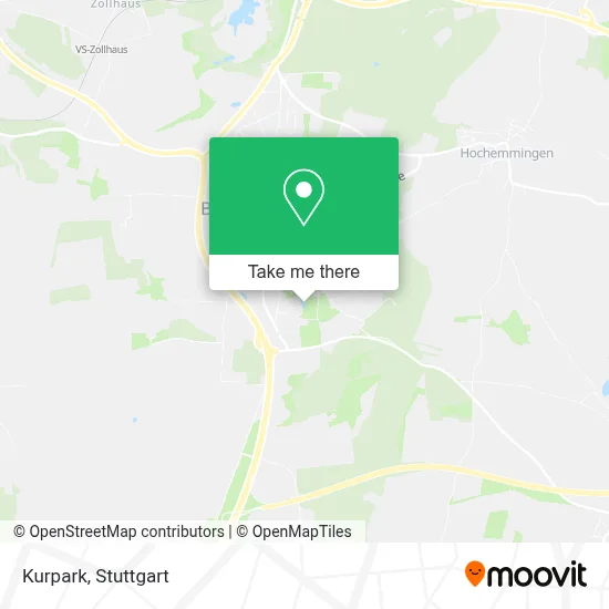 Kurpark map