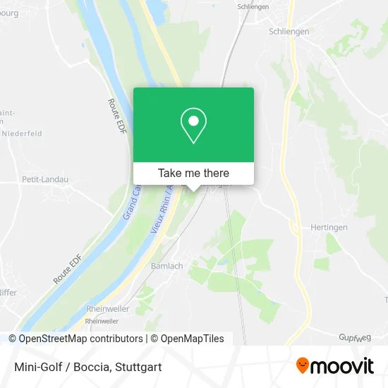 Mini-Golf / Boccia map