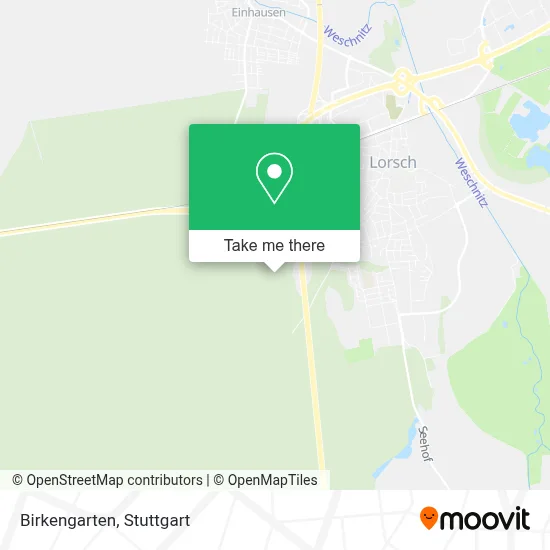 Birkengarten map