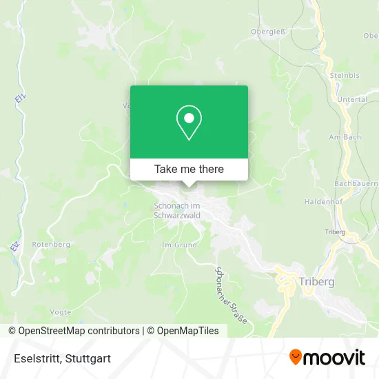 Eselstritt map
