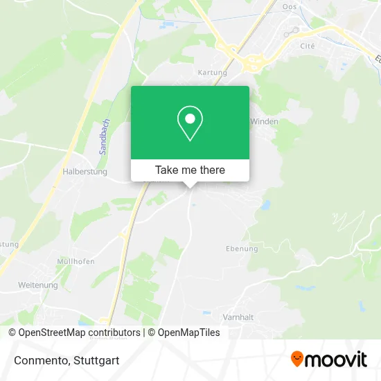 Conmento map