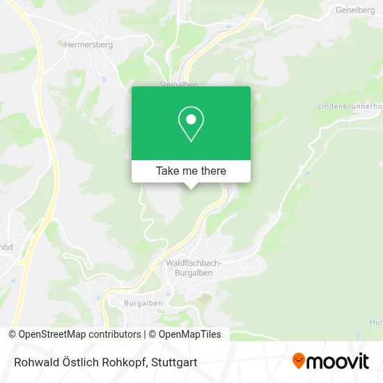 Rohwald Östlich Rohkopf map