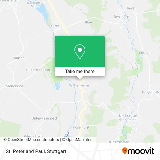 St. Peter Und Paul map