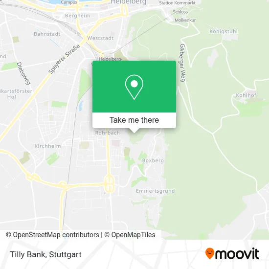 Tilly Bank map