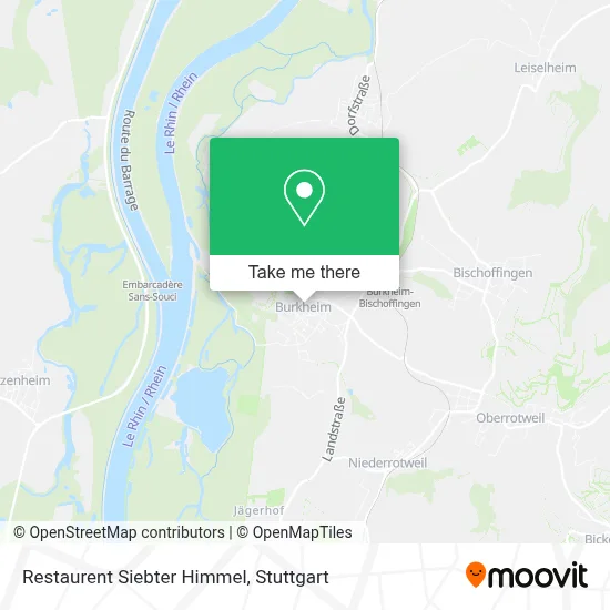 Restaurent Siebter Himmel map