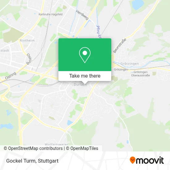 Gockel Turm map