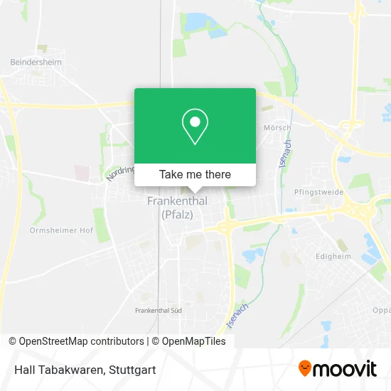 Hall Tabakwaren map