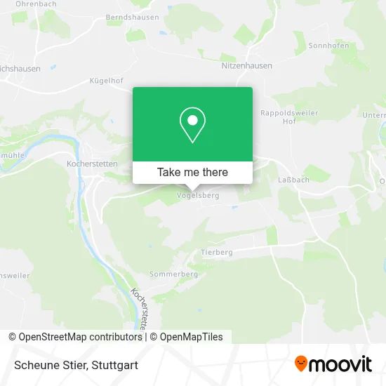 Scheune Stier map