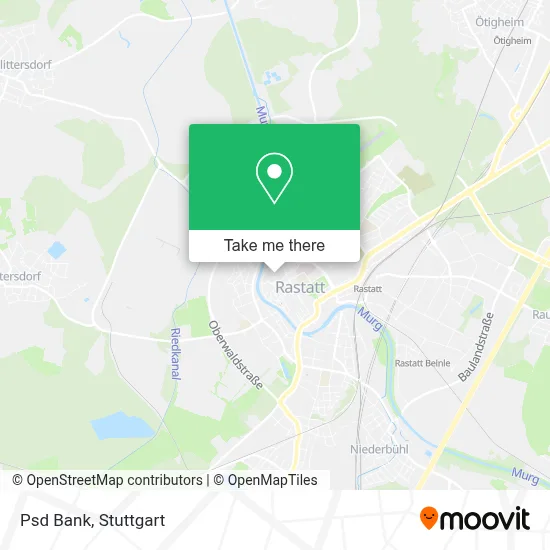 Psd Bank map