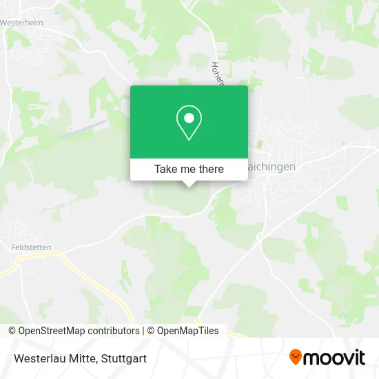 Westerlau Mitte map