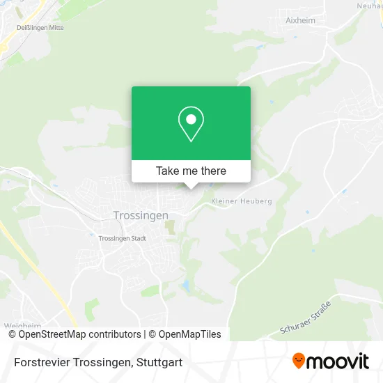 Forstrevier Trossingen map