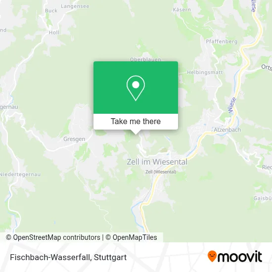 Fischbach-Wasserfall map