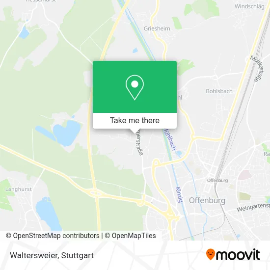 Waltersweier map