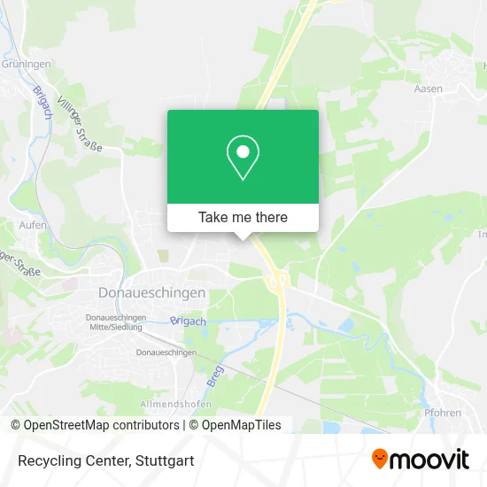 Wertstoffhof map
